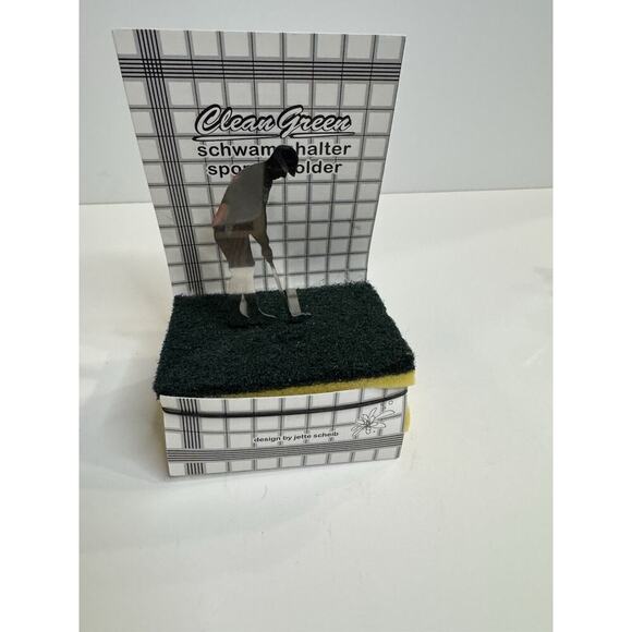 New Clean Green Brand Golfer Sponge Holder M1 - Picture 2 of 5